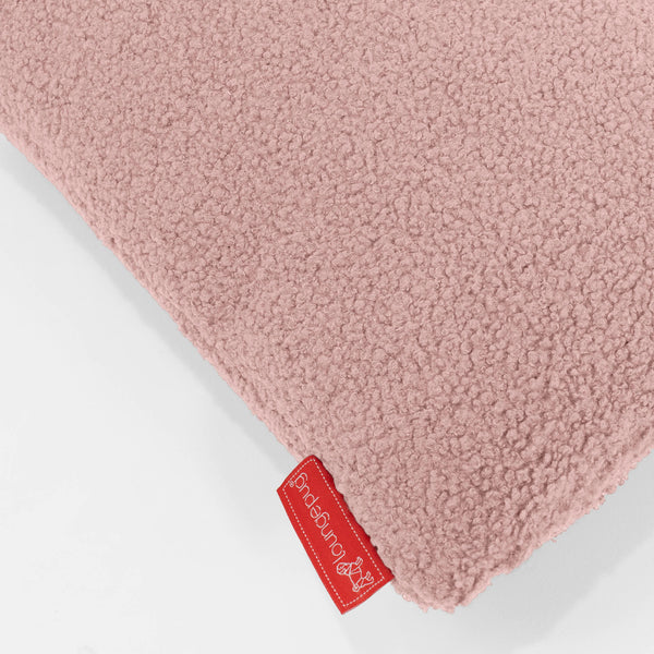 Extra Grote Kussenhoes 70 x 70cm - Boucle Roze Fabric Close-up Image