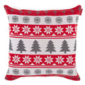 Gebreid Kerst Fairisle Rood