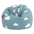 Gebreid Wolk Blauw