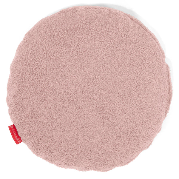 Kussenhoes Rond 50cm - Boucle Roze 01