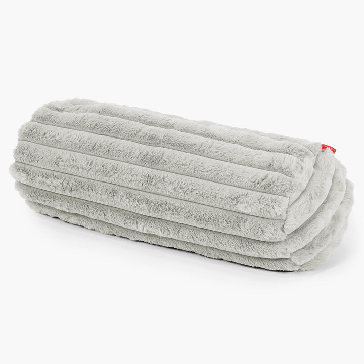 Rolkussenhoes 20 x 55cm - Ultra Pluche Corduroy Saliegroen 01