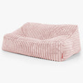 Ultra Pluche Corduroy Stoffig Roze