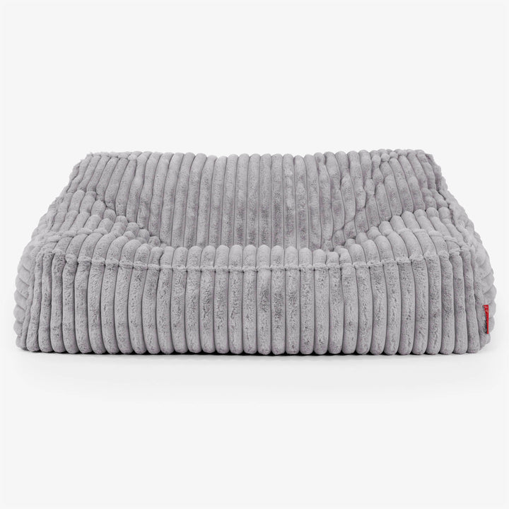 Zitzakbank Sloucher - Ultra Pluche Corduroy Grijs 02