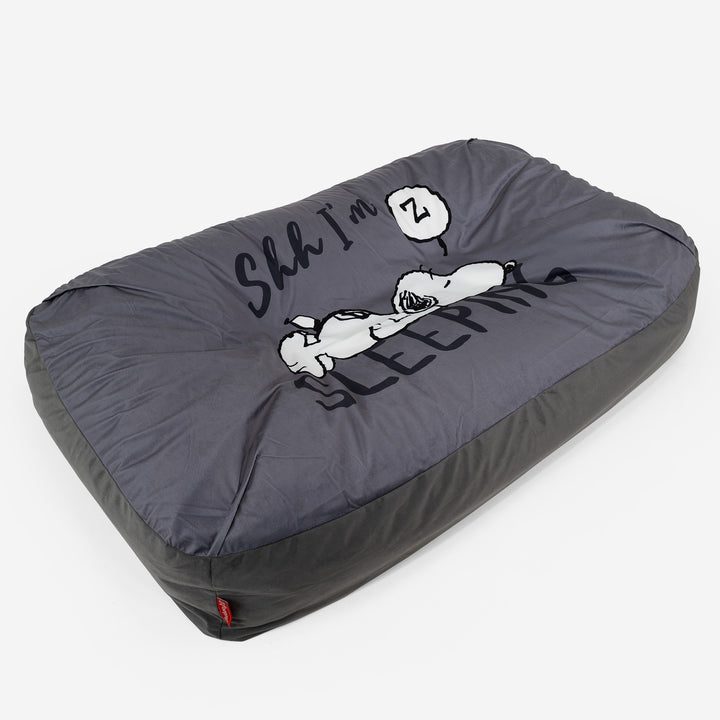 Snoopy Sloucher XL-hondenbed - Slapen 01