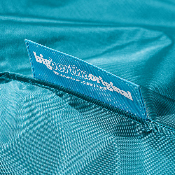 Kleine Voetenbank - SmartCanvas™ Aqua Fabric Close-up Image