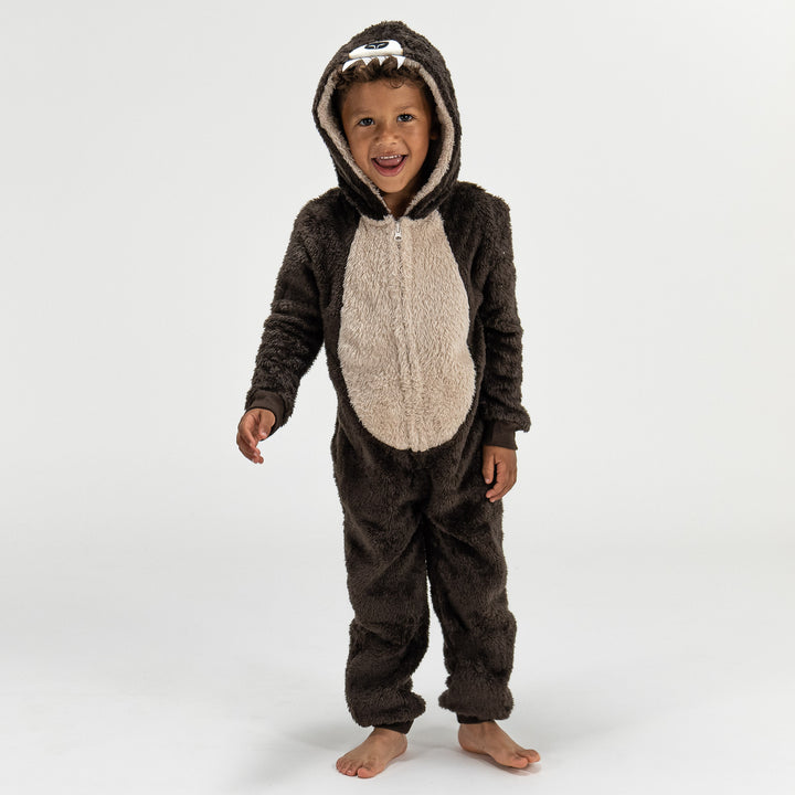 Animal Fleece-onesie voor Kinderen - Beer 01