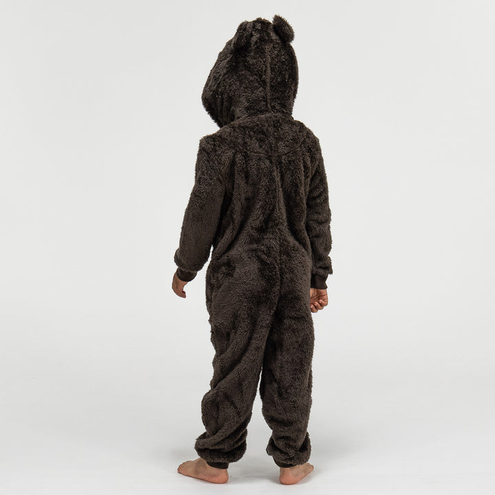 Animal Fleece-onesie voor Kinderen - Beer 03