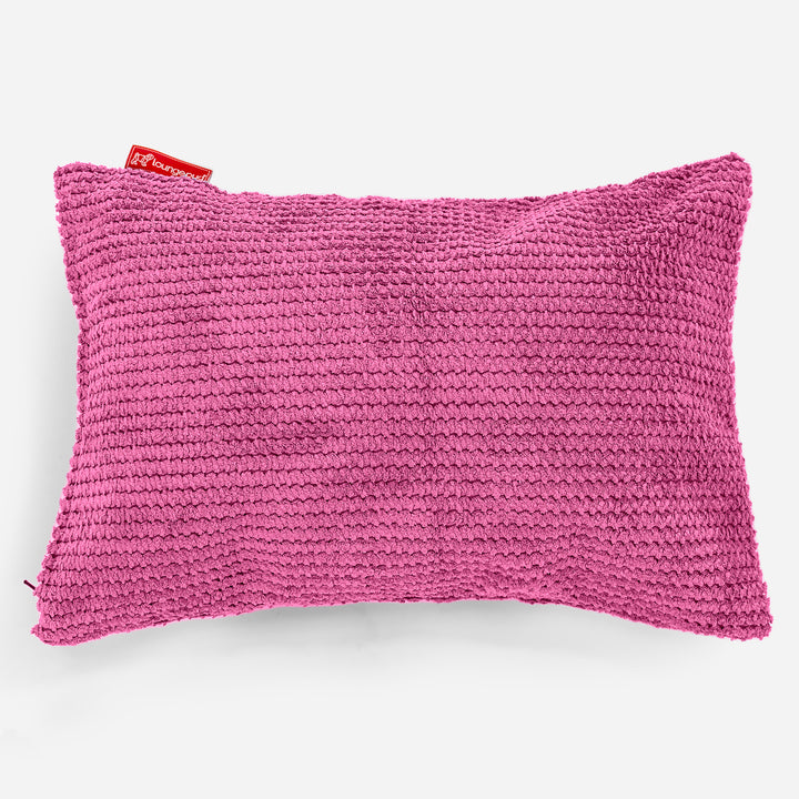 Langwerpige Kussen 35 x 50cm - Pompom Roze 01